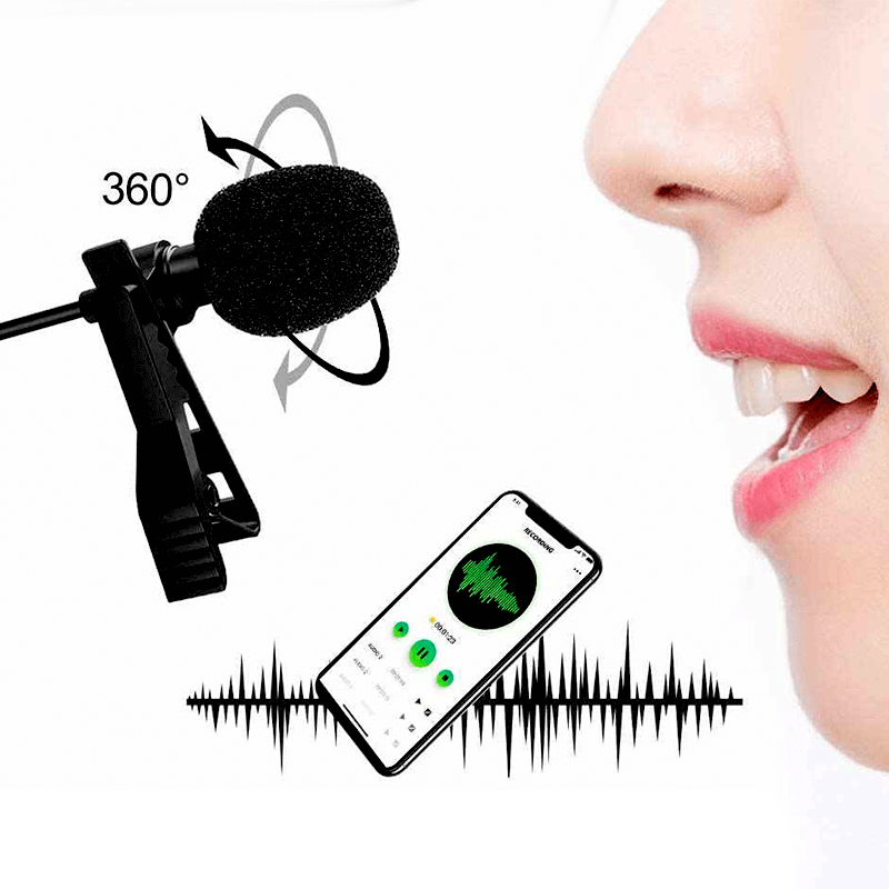 Micrófono de Solapa para Celular : Precio Guatemala