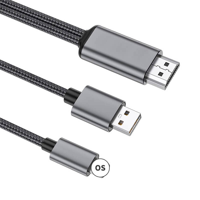 Cable Adaptador HDMI para iPad Mini, iPhone 5s 5 6 6s Plus