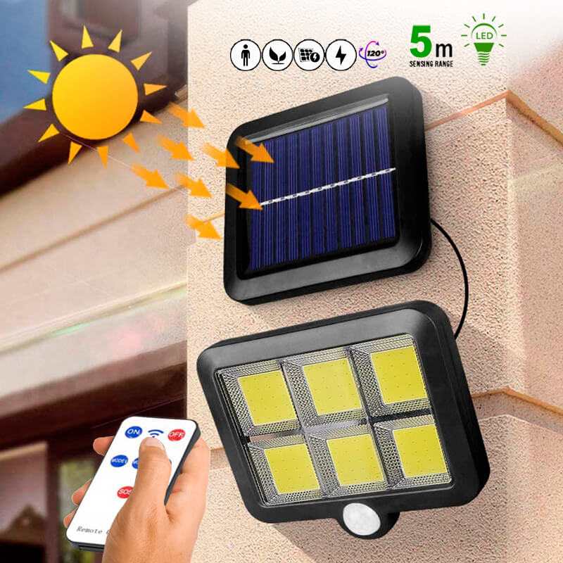 Comprar Bombilla Solar LED, lámpara Solar de pared para exteriores